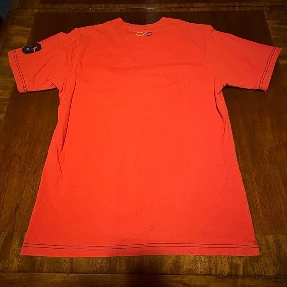 Coogi Australia Graphic Tee Red Embroidered Logo Vintage Style L
