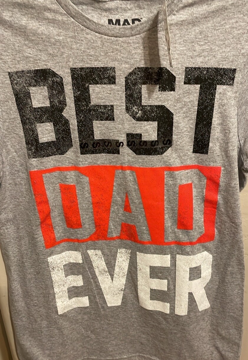 Best Dad Ever Tshirt Men’s Small 18” P2P 27” Length Original $15