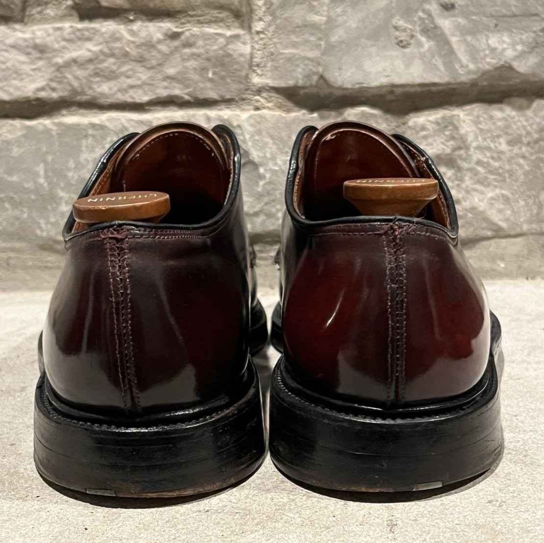 Rare Alden x Abercrombie & Fitch 1960’s Color 8 Shell Cordovan PTB 8.5 E V-Cleat