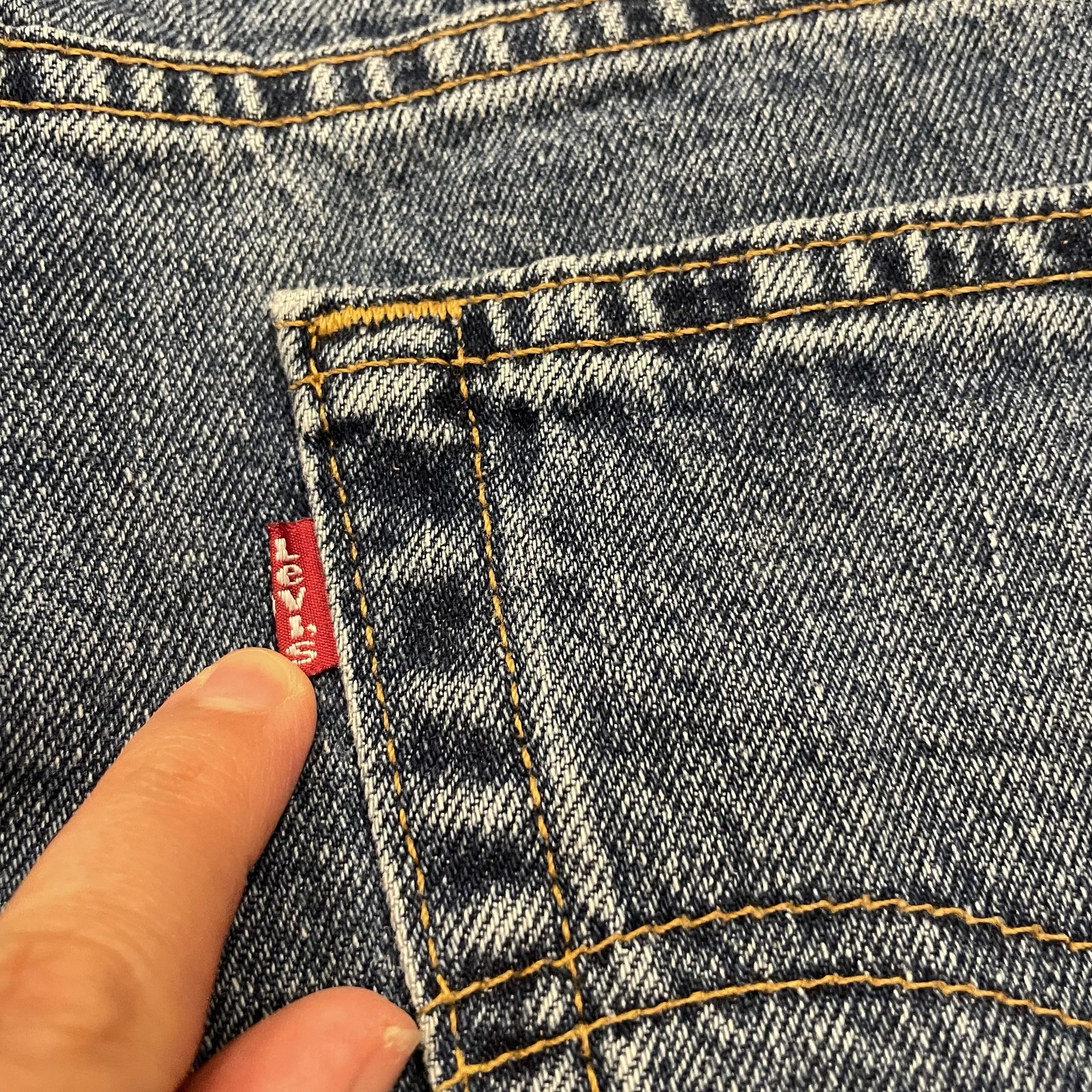 Vintage Levis 505 Shorts Mens 42 Denim Jean USA 90s USA Grunge Hip Hop Deadstock