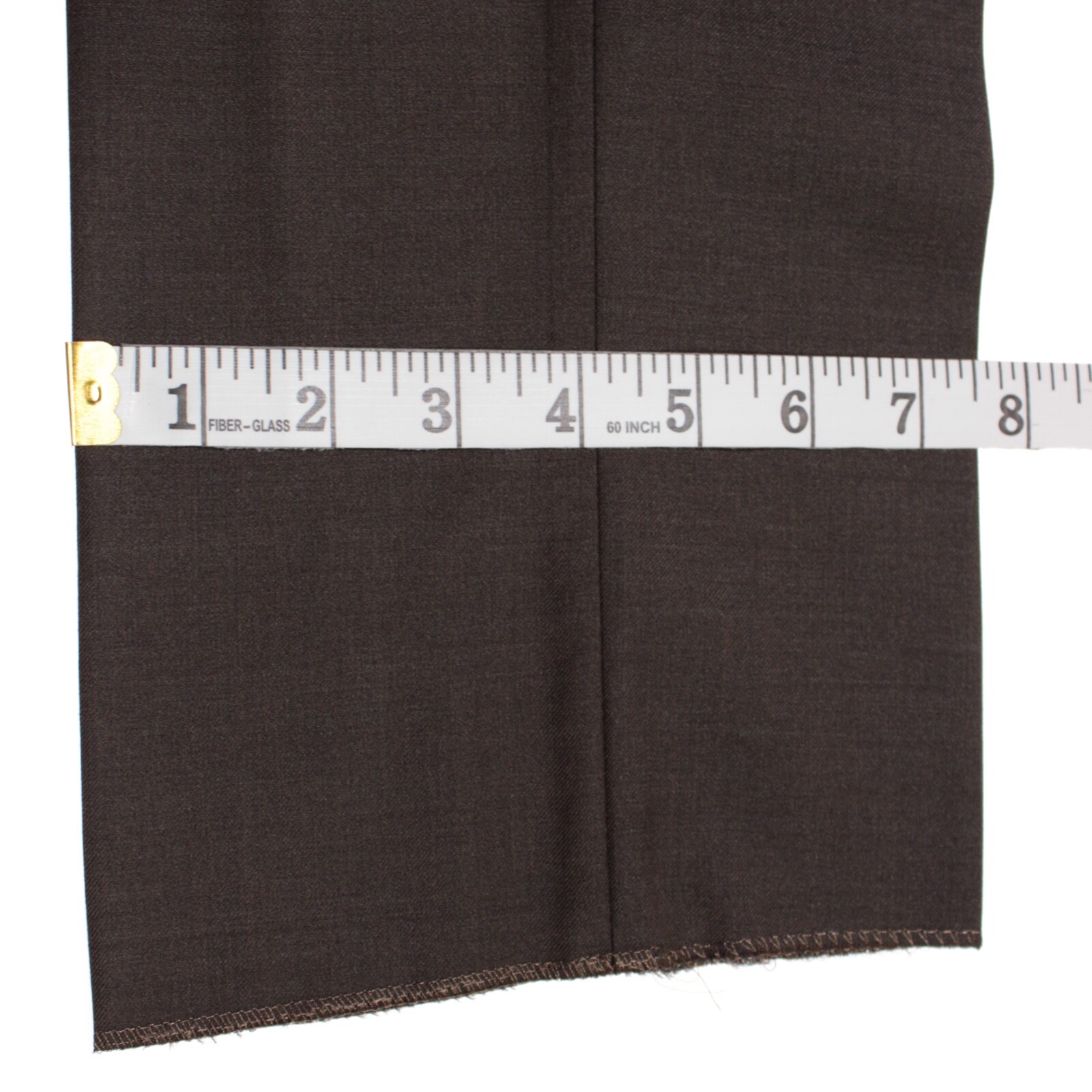 Zanella Platinum NWT Dress Pants Size 30 US Parker In Solid Brown 100% Wool