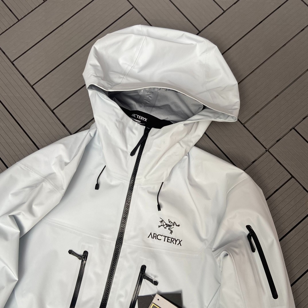 Arcteryx Alpha SV winter Jacket Men’s light Grey ( white) Size L new