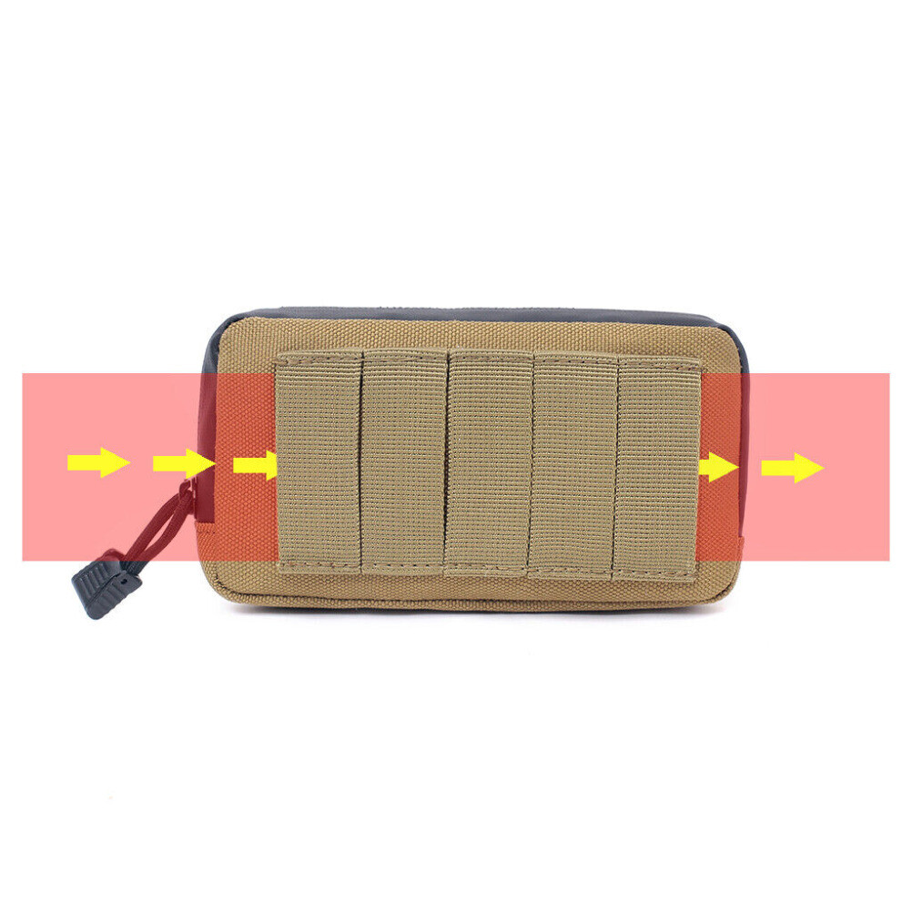 Tactical EDC Wallet Small Waist Pack Coin Card Bag Mens Pocket Money Molle Pouch