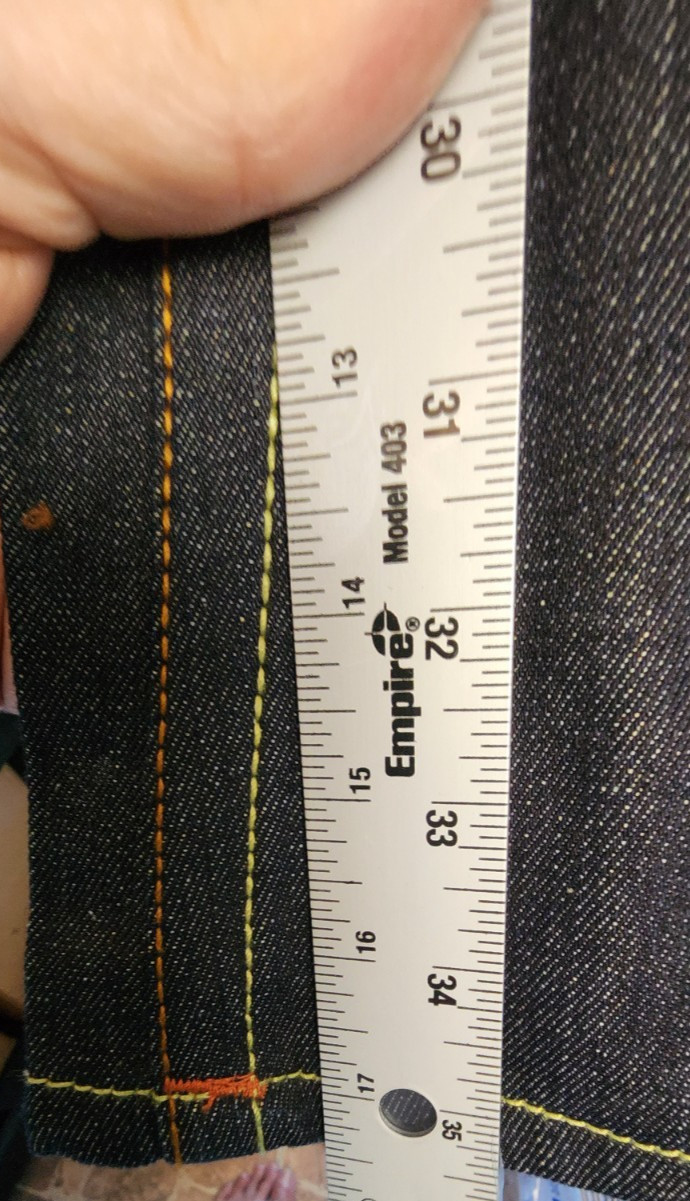 True Religion Joey Jeans Mens 38×35 Made in USA Dragon Embroidered Flare Raw Y2K