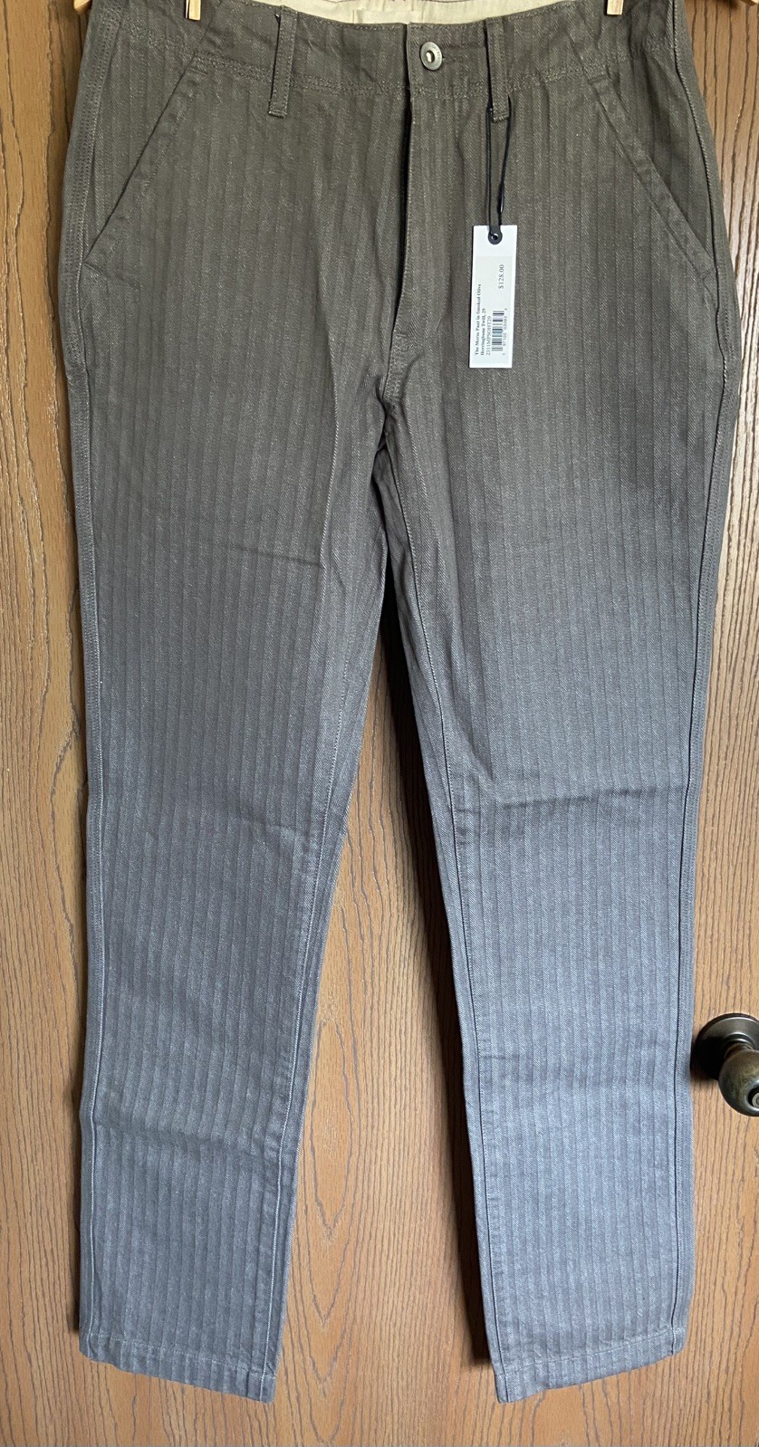 Taylor Stitch The Morse Pant in Smoked Olive herringbone Twill 29 32 NWT