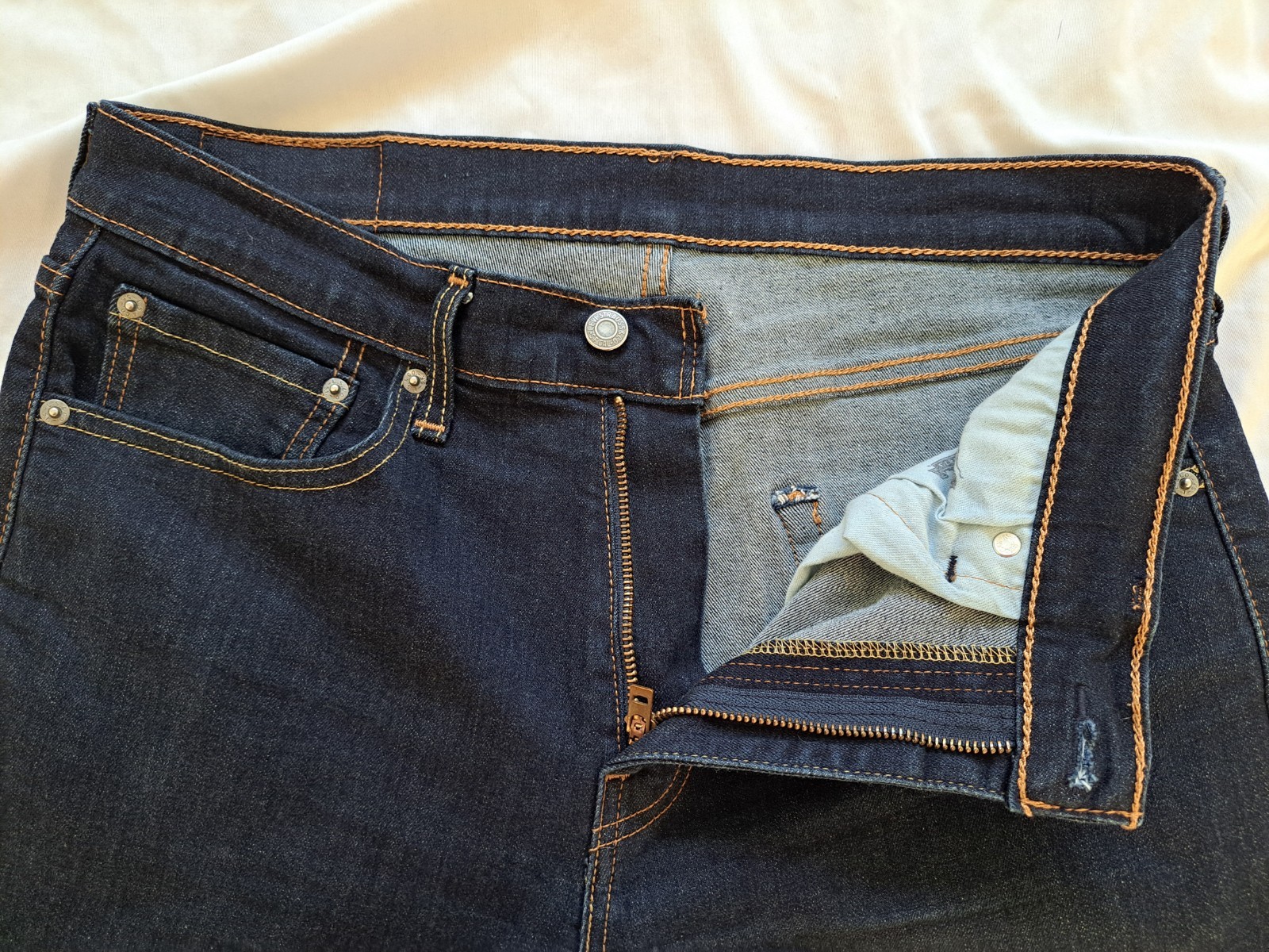 Levi’s 502 Men’s Regular Taper Jeans Blue W32 L30 (Actual 33×27.5)