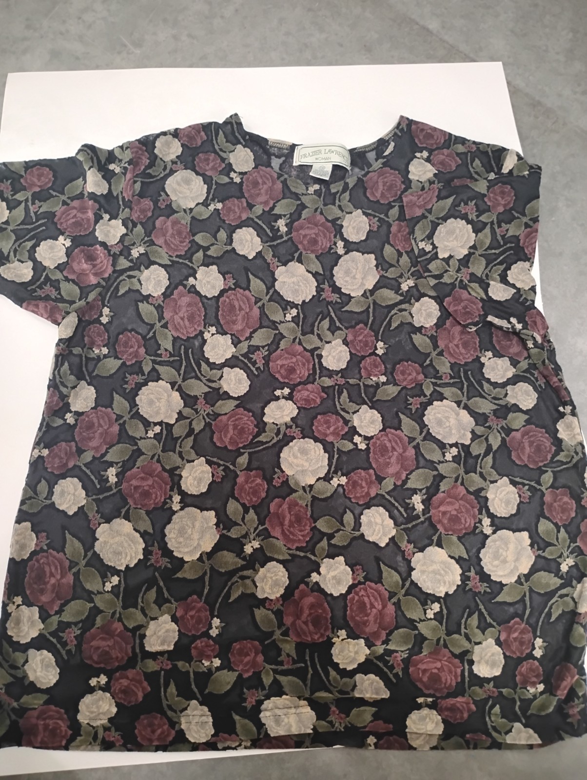 Woman’s 1X Shirt “Frazier Lawrence”