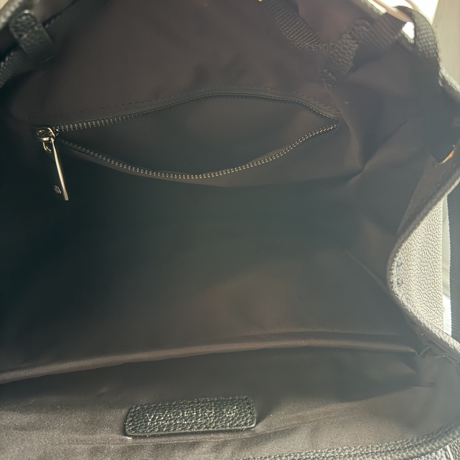 RIMOWA Black Backpack Drawstring Top Buckle Flap Zip Pockets Adjustable Straps