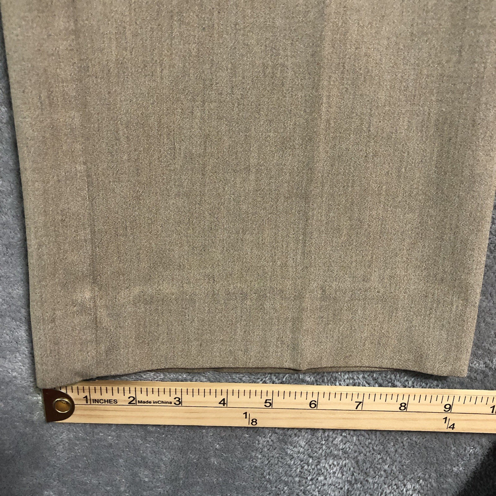 Old Navy Stretch Dress Pants Womens 10R Beige Straight Leg High Rise Waist 30 in