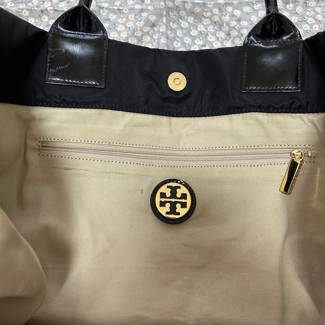TORY BURCH Tory Burch Ella Tote Bag Nylon Enamel
