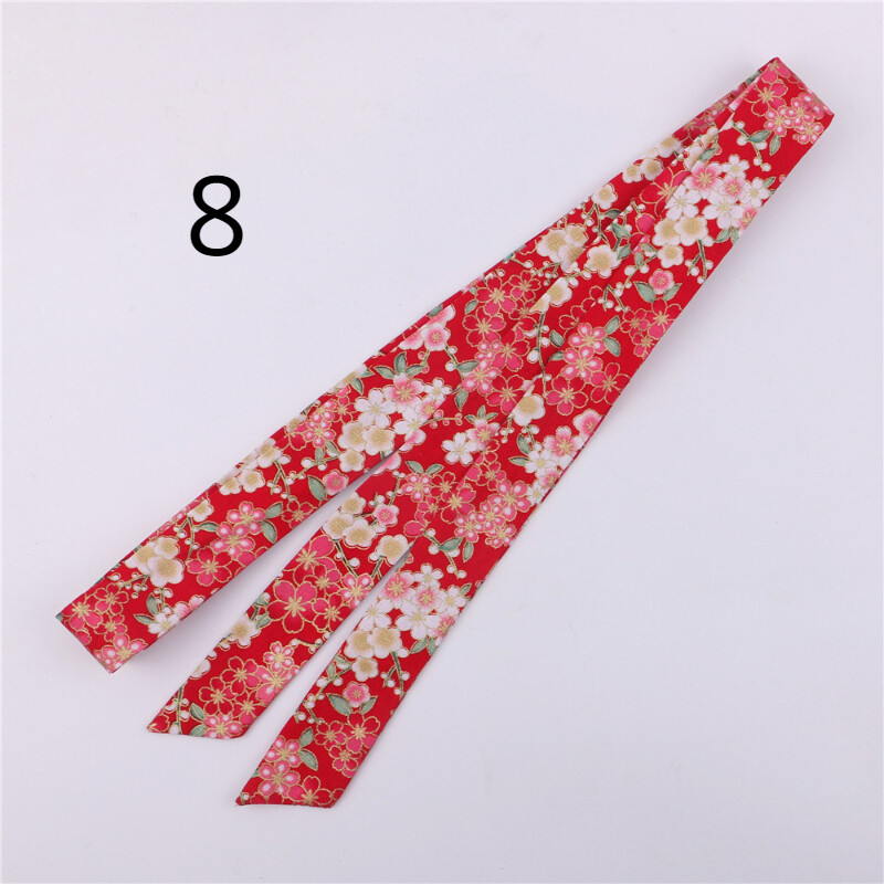 Women Waist Belt Tie Waistband Necktie Scarf Ribbon Floral Vintage Style Ethnic