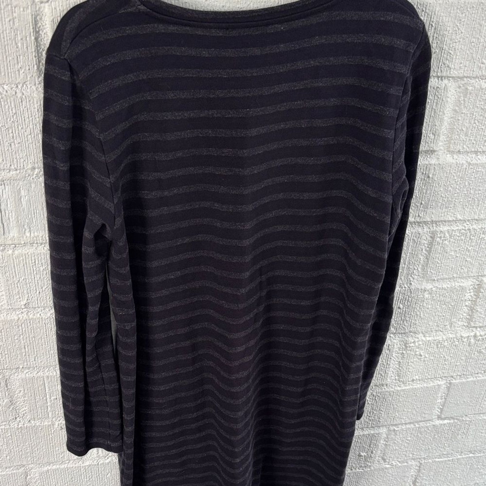 COS Striped Oversized Long Sleeve Dress sz L