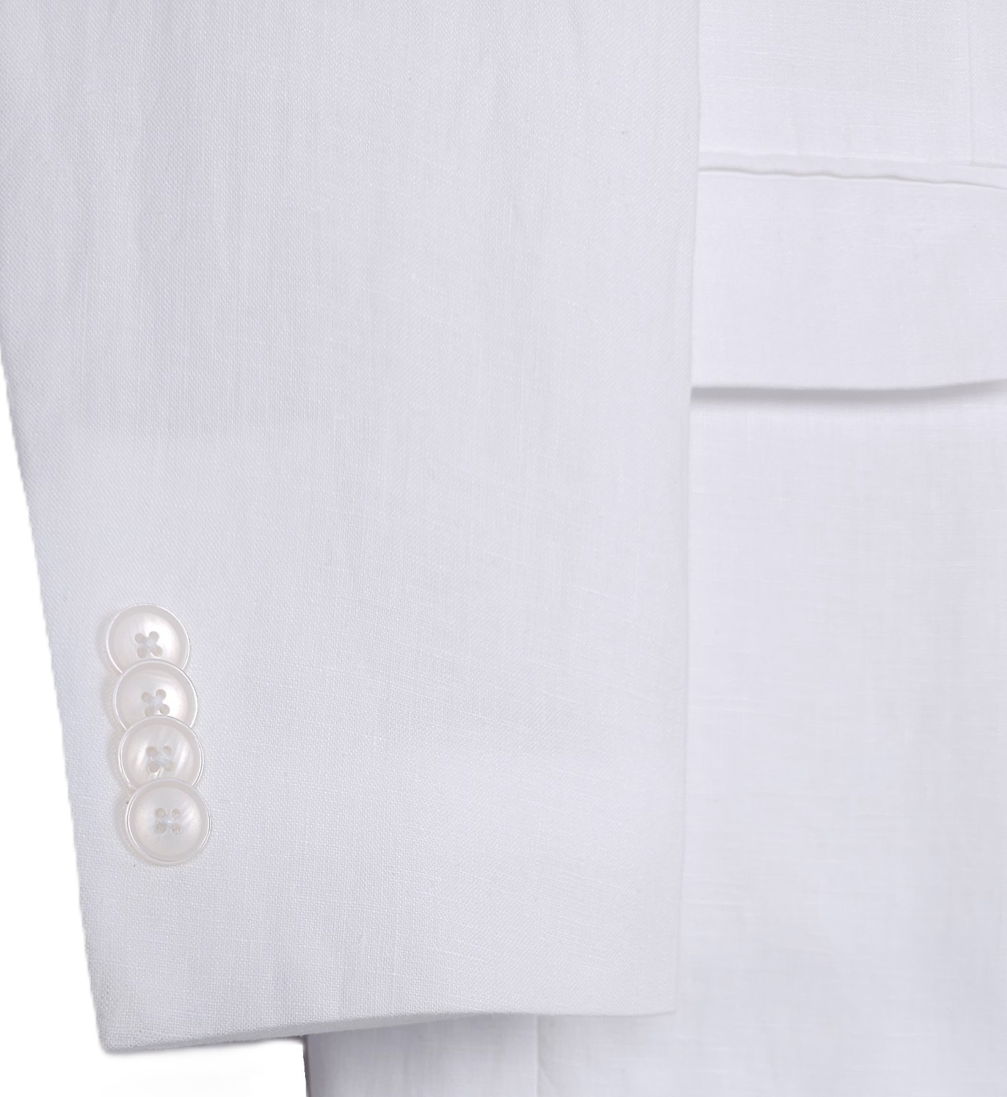 Tommy Hilfiger Mens Modern Fit Linen Sport Coat Blazer 46R White Solid NWT