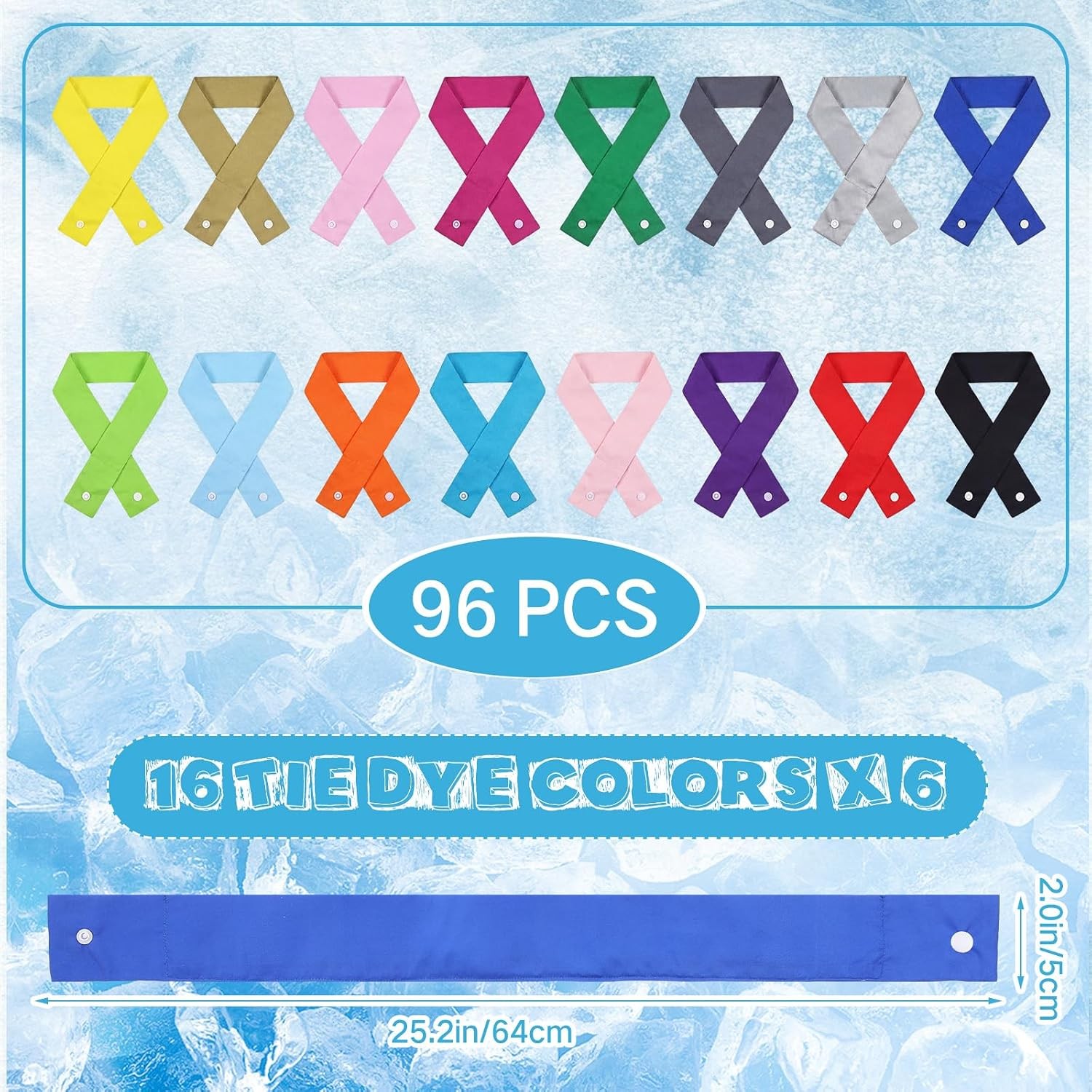 Cooling Neck Wrap Ice Wrap Scarf Neck Cooling Bandana Cooling Neck Scarf Neck