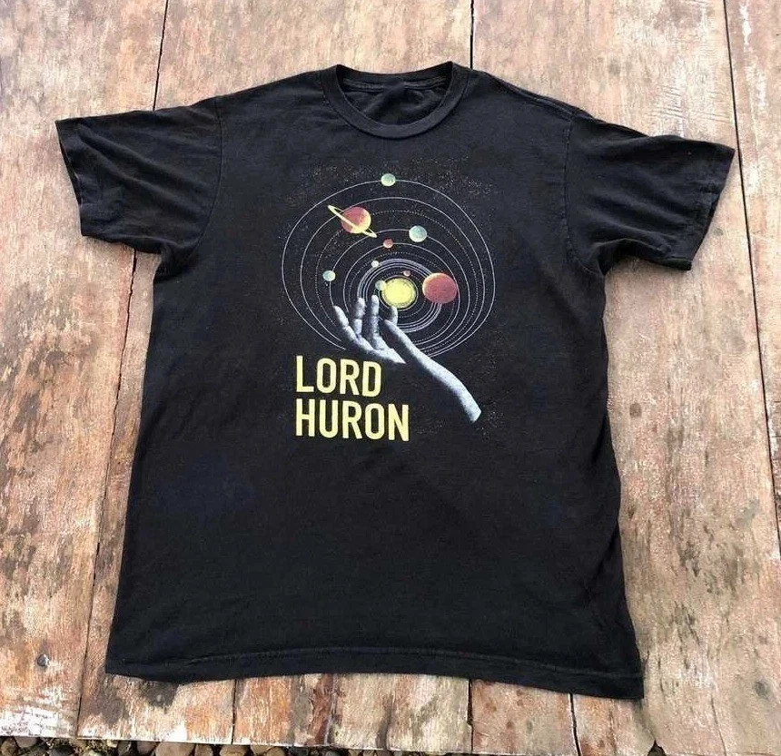 Lord Huron Tour Universal Black Cotton T Shirt Full Size S-5XL AR1585