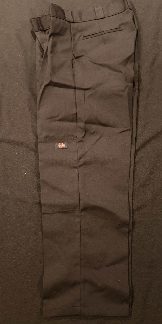 Dickies 85283BK Loose Fit Double Knee Work Pants Black 34×30 NWOT Lot of 2