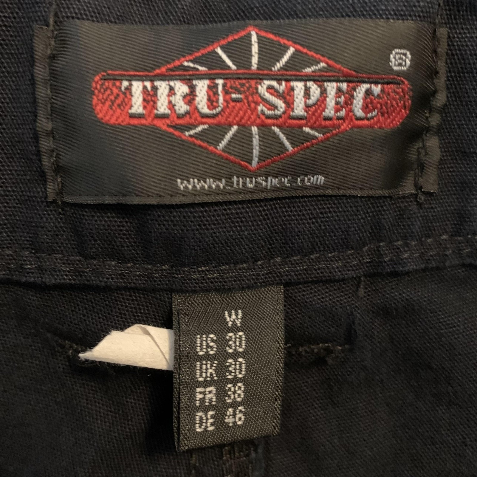 TRU-SPEC Cargo Pants Mens 30×33 Navy 100% Cotton Tactical Army Workwear Utility