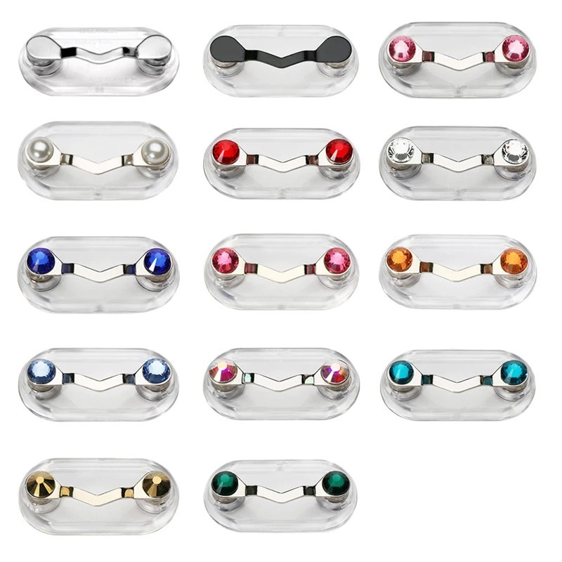 Magnetic Eye Glass Holder Spectacle Sunglasses Clip Badge Hang Magnet Hook Shirt
