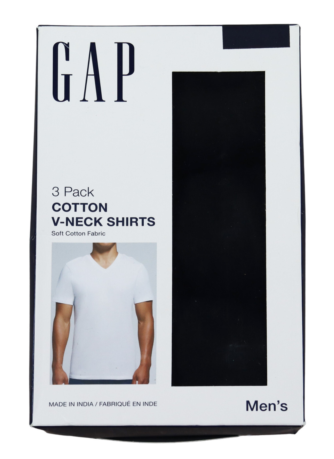 GAP 3-Pack 100% Cotton V-Neck Undershirt T-Shirt Men’s Underwear NIP Pick Color