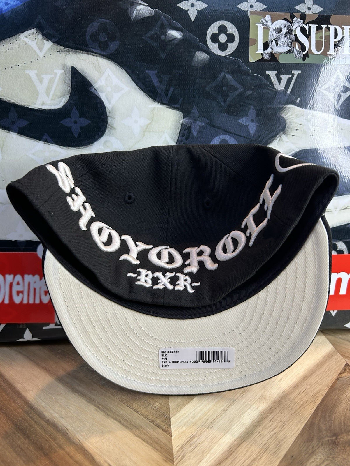 New Era Born x Raised Shoyoroll Fitted Hat UFC Black 7 1/2 Extremely Rare