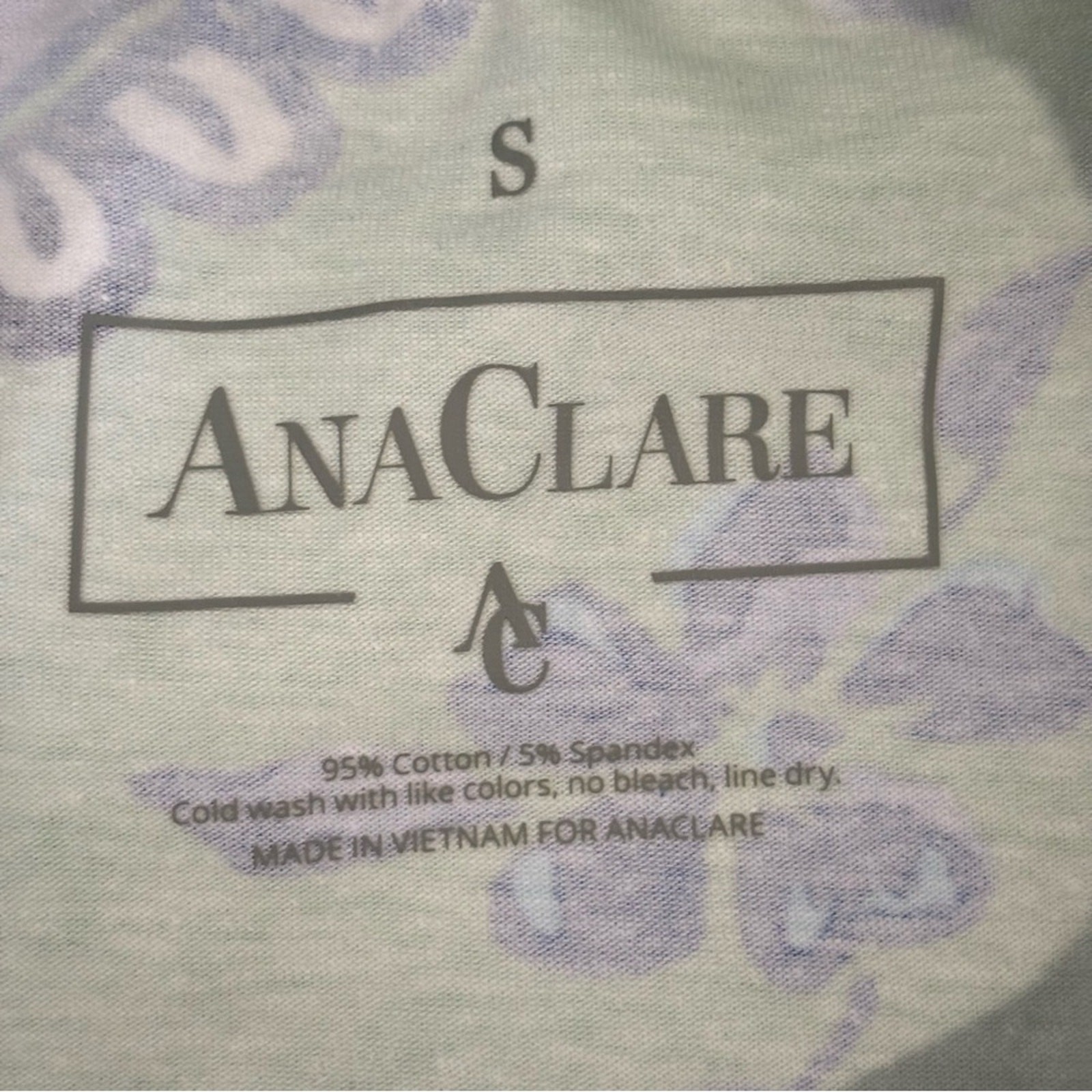 Ana Clare Womens Paisley Skort Size Small Green Blue Pockets Golf Activewear