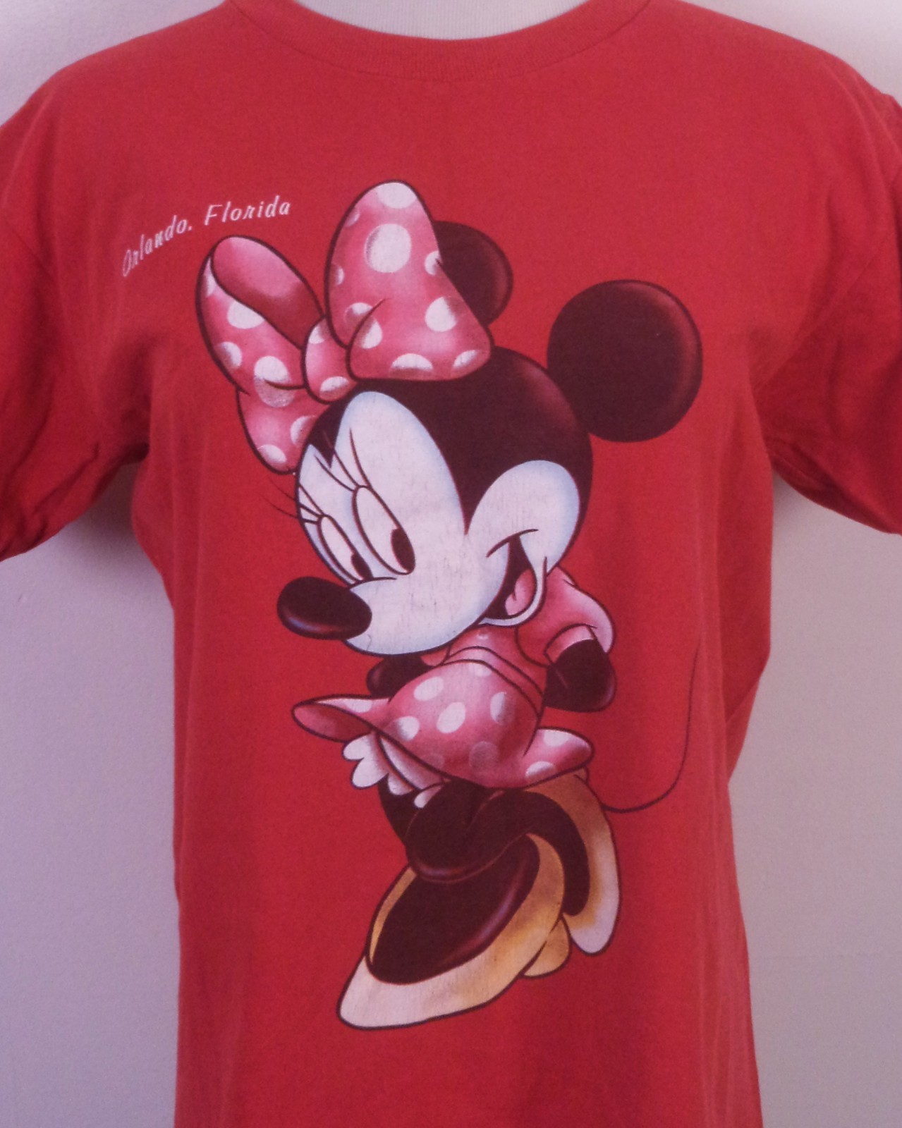 vintage 90s Disney Minnie Mouse T-Shirt Big Face Sherry’s Best SZ S