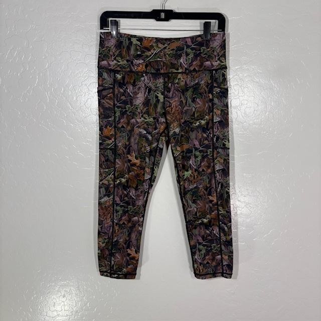 Constantly Varied Gear Leggings Womens M Multicolor Camo Capri Pockets Yoga
