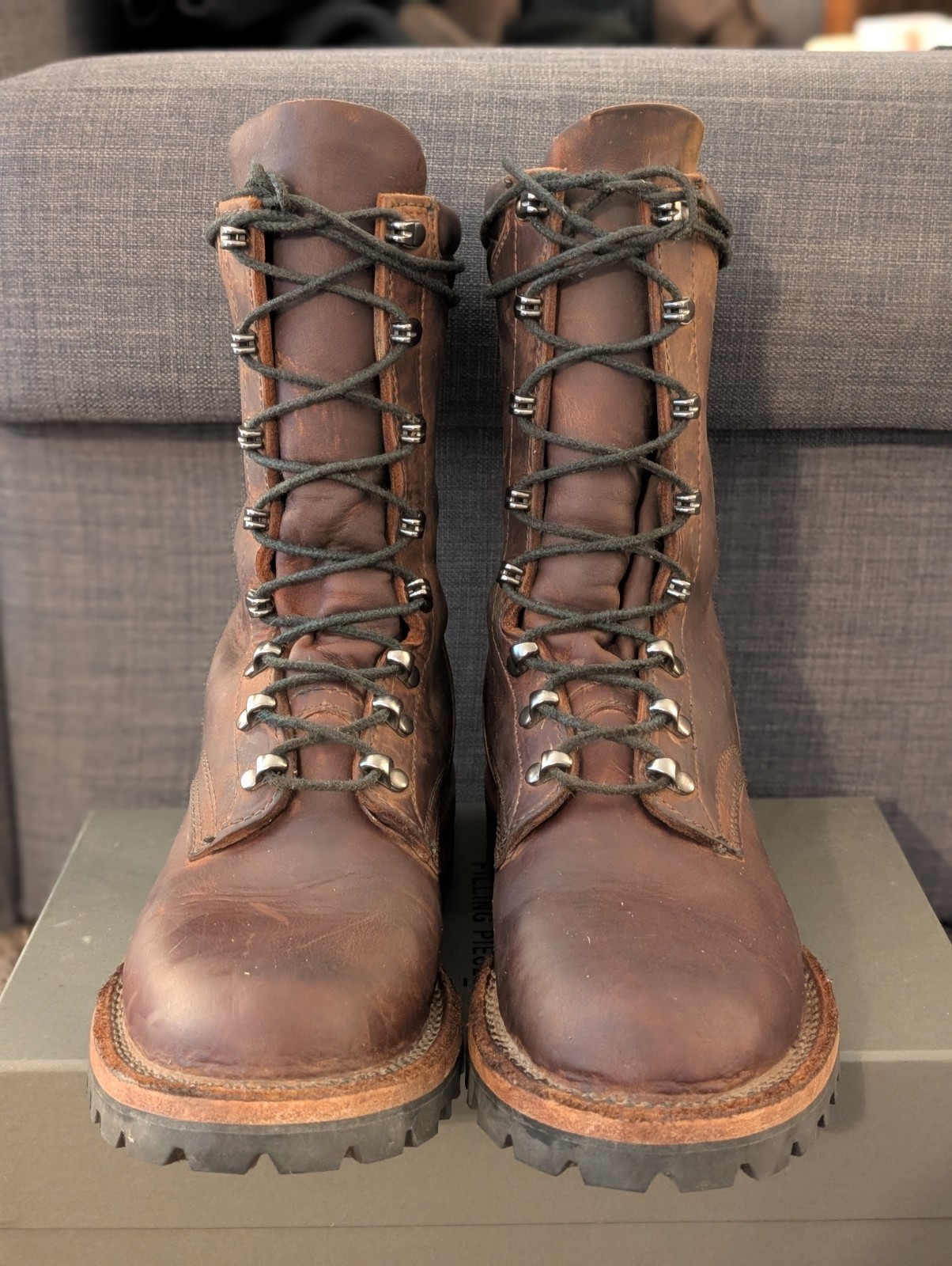 White’s Boots Fire Hybrid Brown Sz 7.5D C295H-DIS USA Free Shipping