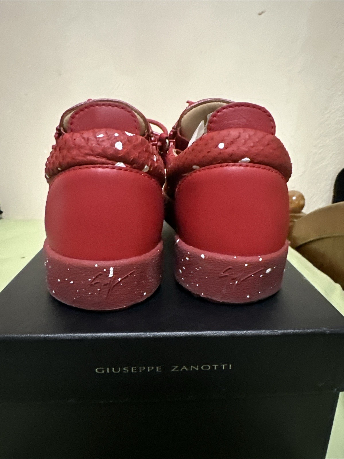 Giuseppe Zanotti Homme Men’s Suede Leather Sneakers Shoes 6 7 8 9 10 11 12 13