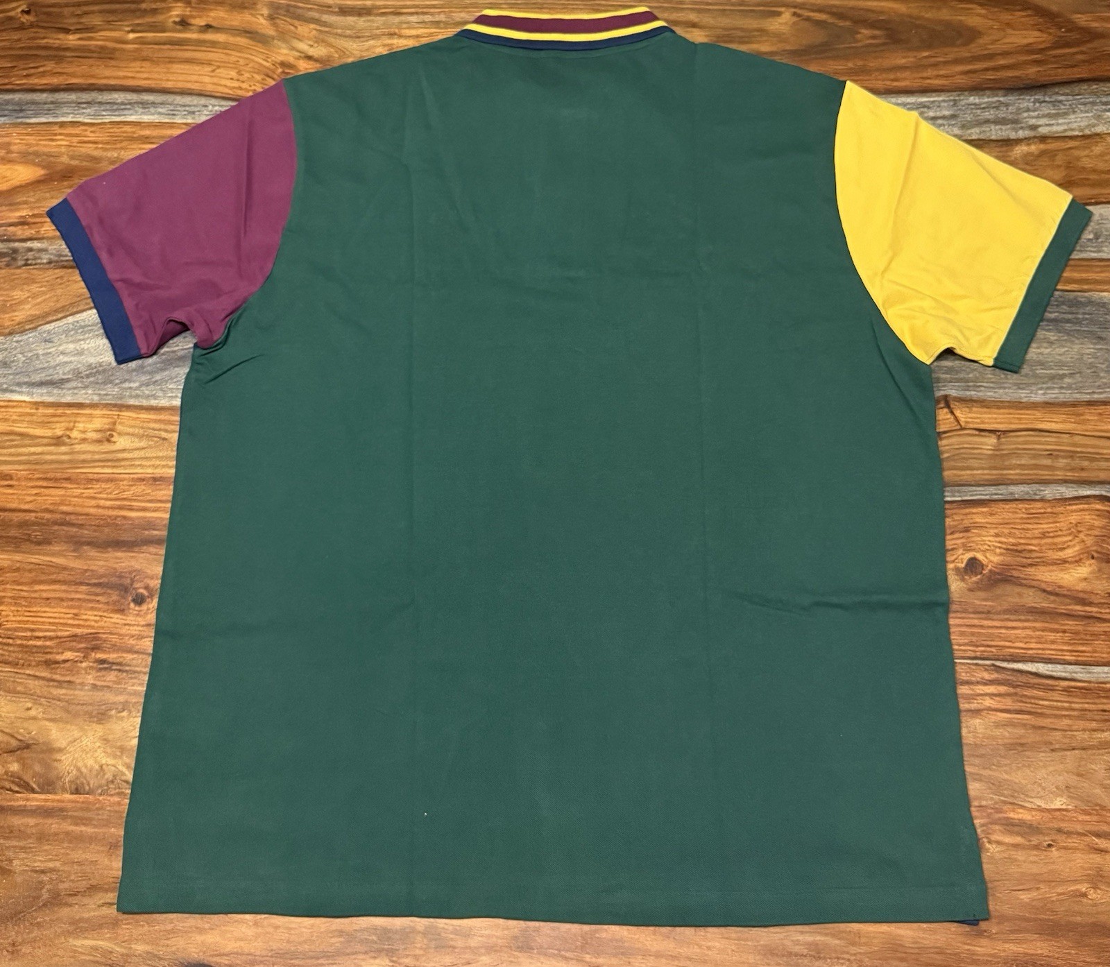 Ralph Lauren Colorblock Crest Mesh Shirt Big & Tall Men’s Size 3XLT