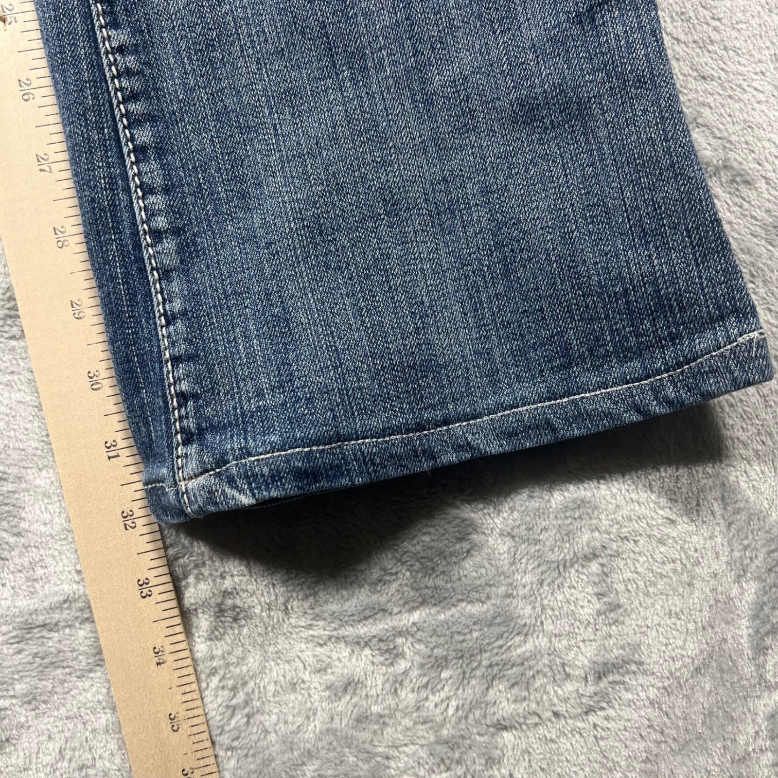 Rock 47 by Wrangler Women Ultra Low Rise Bootcut Jeans embroidered pocket Size 5