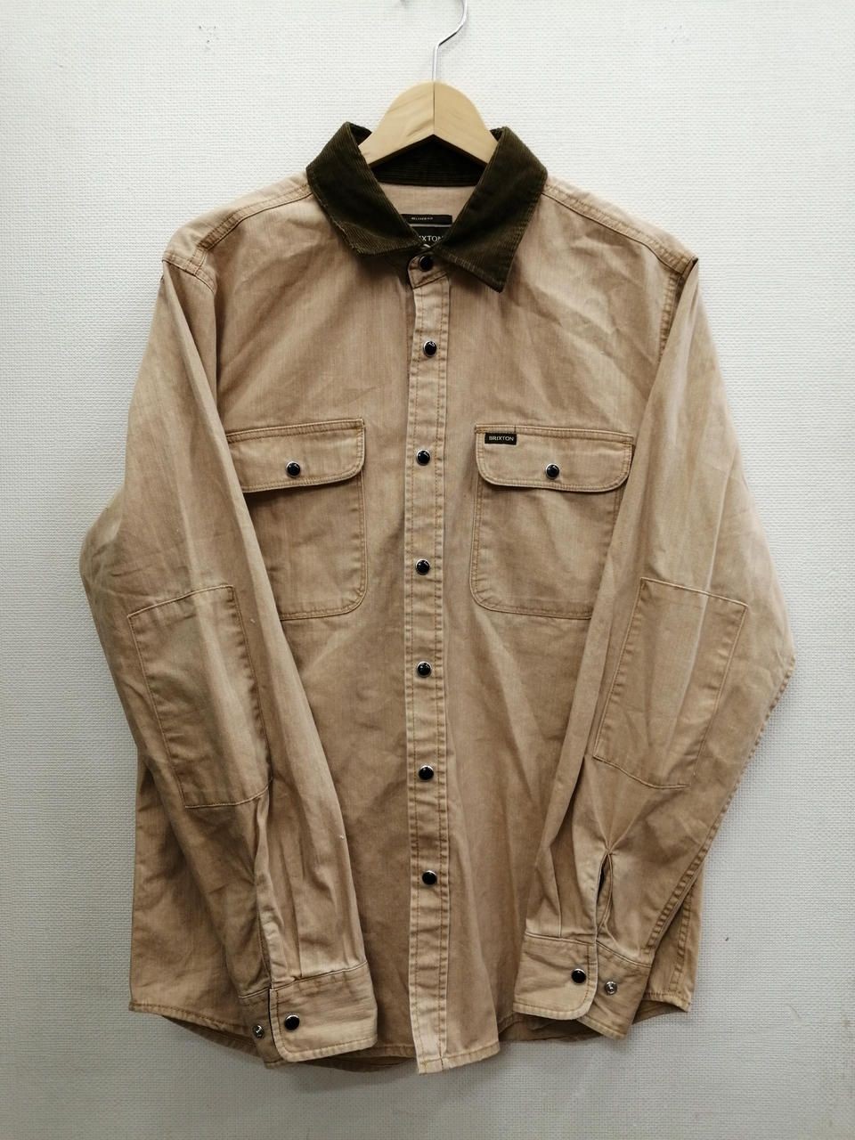BRIXTON LS Shirt BEG Used