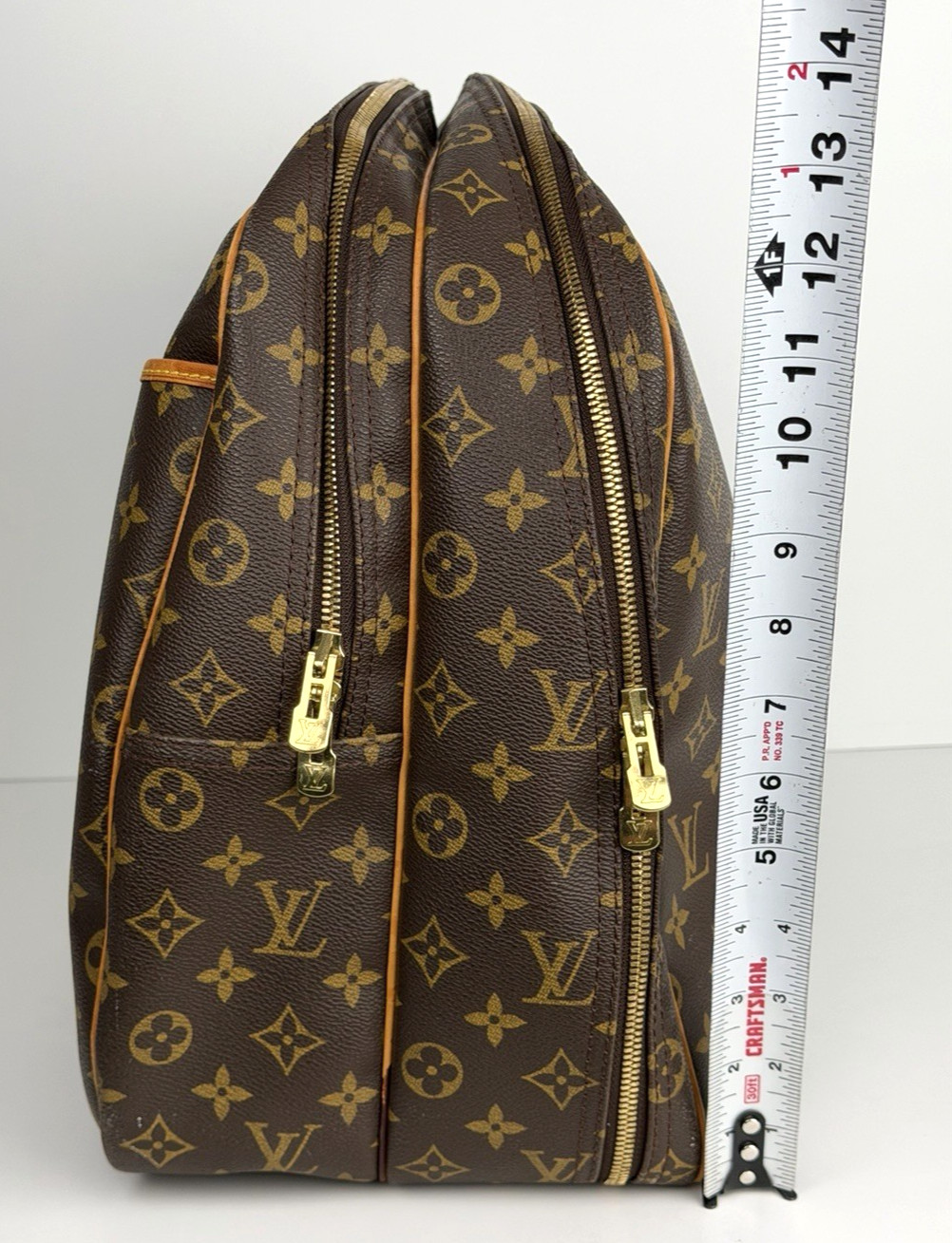 Louis Vuitton Alize 24 Heures Bag In Brown Monogram Coated Canvas Vintage 1998 S