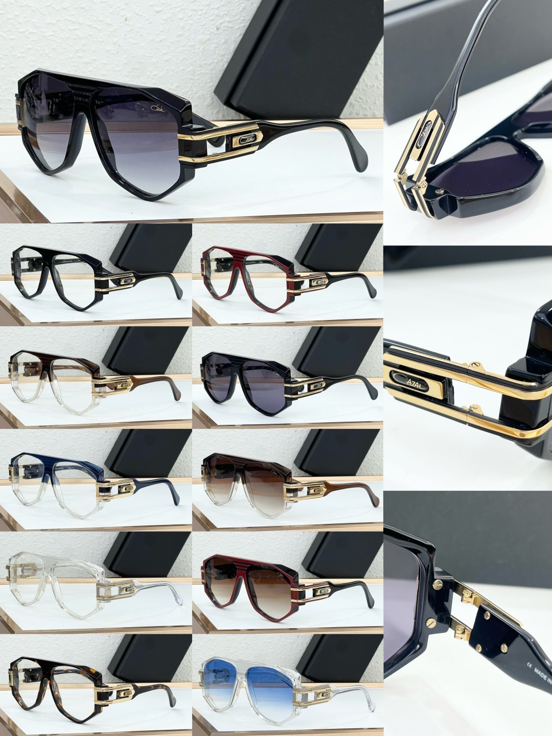 CAZAL Unisex Sunglasses MODEL：MOD163/3 SIZE：59口12-135