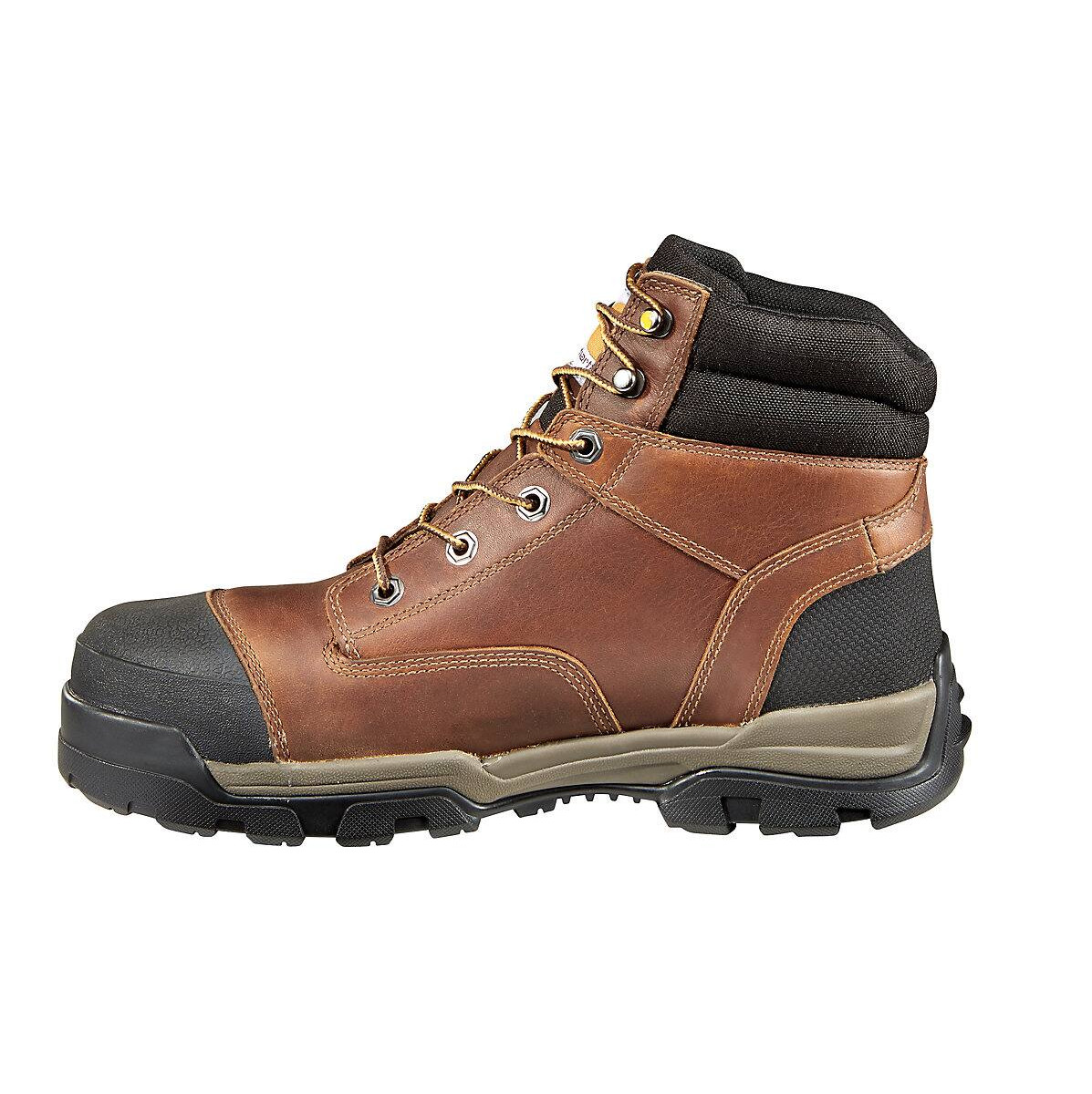 Carhartt Men’s Ground Force Waterproof 6″ Composite Toe Work Boot PEANUT OIL TAN
