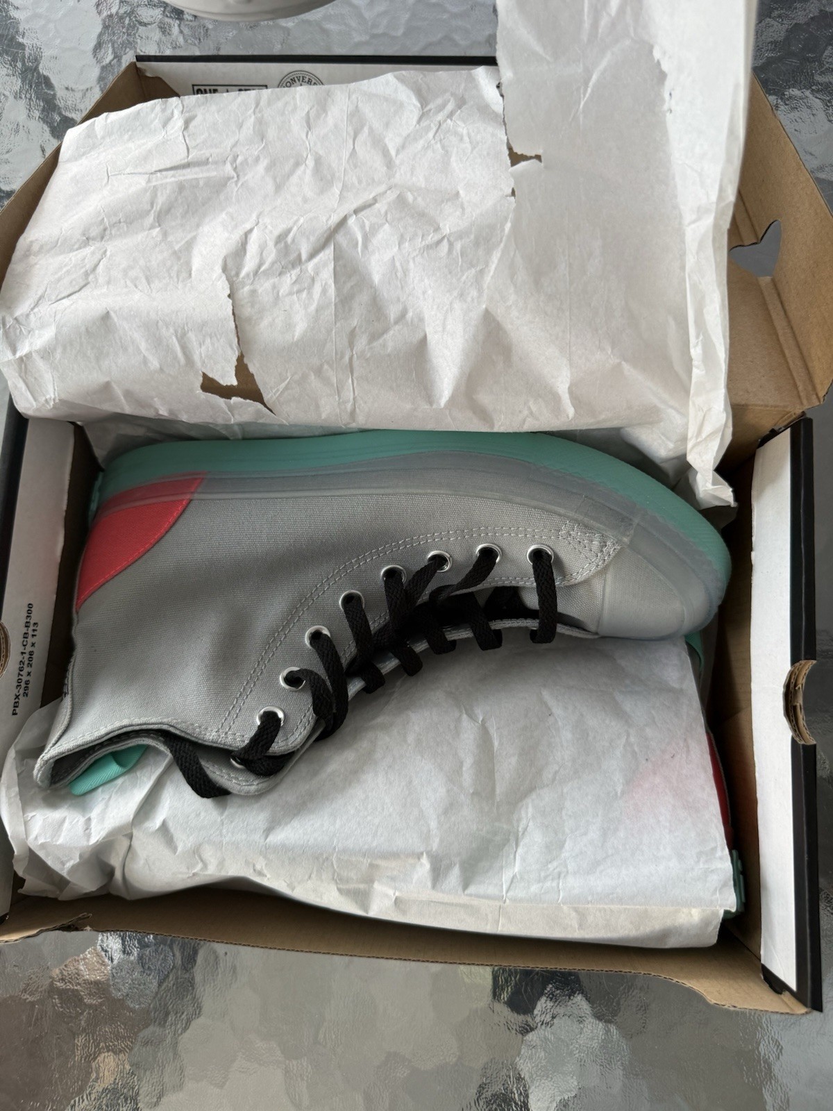 Converse Chuck Taylor All Star CX High Top Sneaker Ash Stone Aqua size 8 men