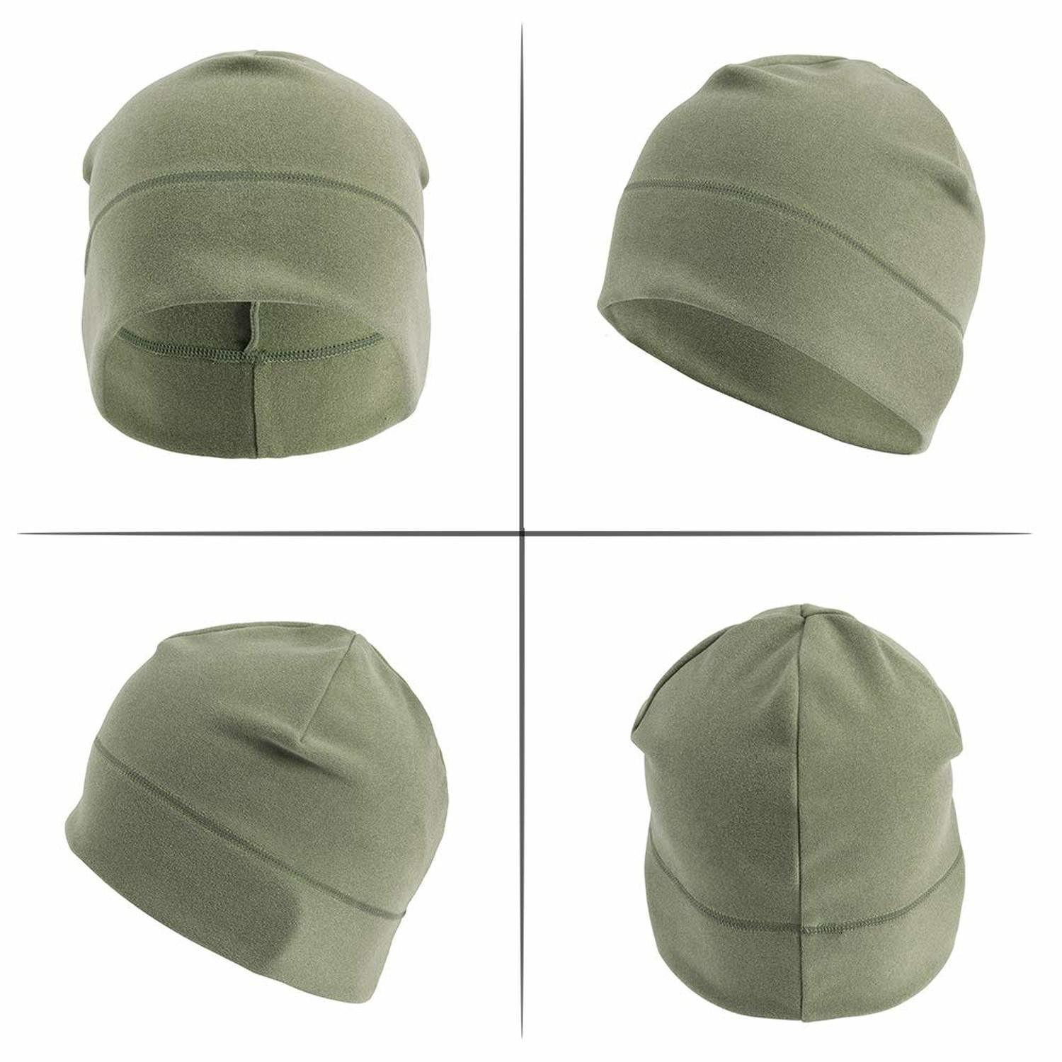 Winter Warm Cap Windproof Fleece Hat Skull Cap Running Beanie Hat for Men Women