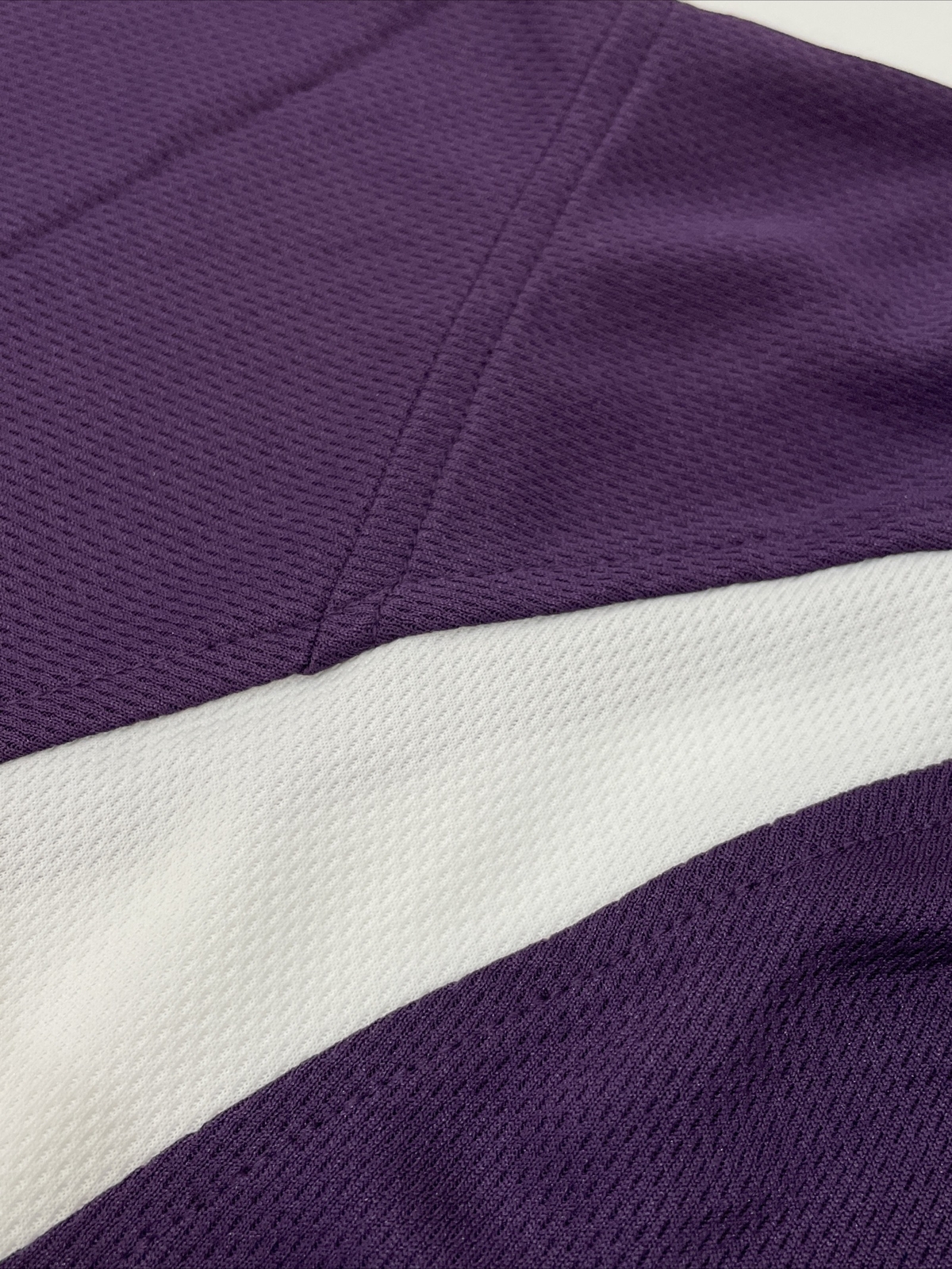 Blue Generation Men BluXDri Moisture Wicking High Polo Shirt Purple Size Medium
