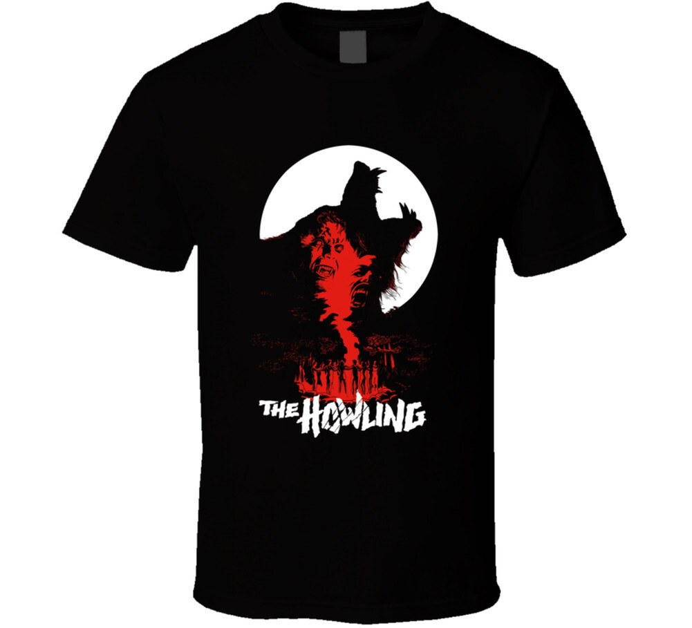 The Howling 80s Horror Movie Werewolf Monster Fan T Shirt