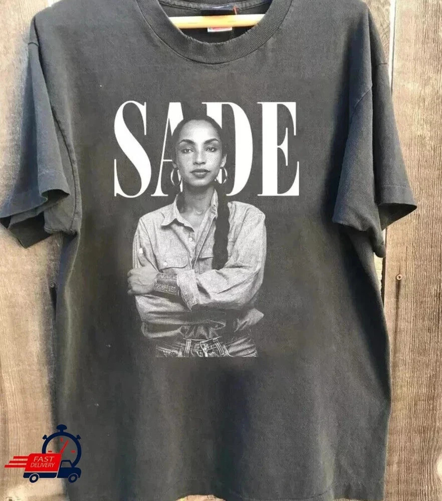 90s Vintage Sade Adu Singer Adult Unisex T-shirt All Sizes Tee