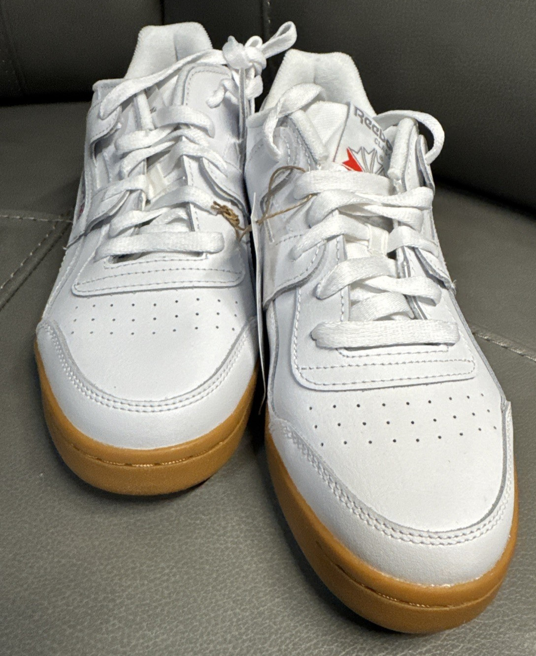 Reebok Workout Plus Training White/Gum Men’s Shoes CN 2126 US 7.5 NWT