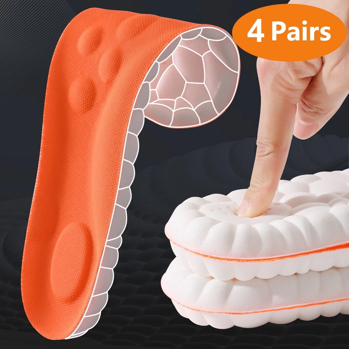 Original Stepprs Comfort Shoe Insoles Steppers Cloud Soles for Men Women US SIZE