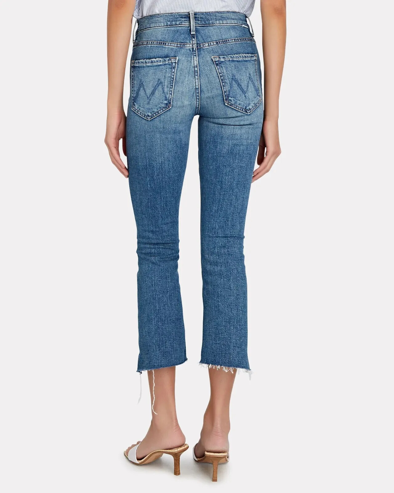 NWT Mother Denim Insider Crop Step Fray in Scenic Route Size 24, 26, 30 $228