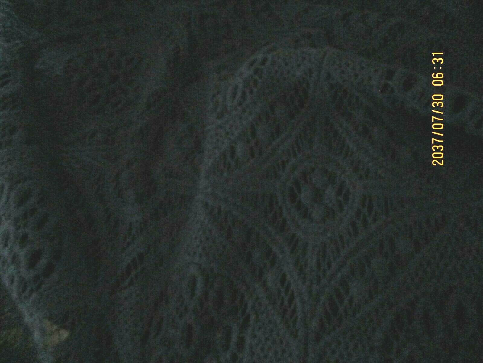 JM Collection Women’s 2 piece Navy blue crochet over blue Jersey tee size 2x