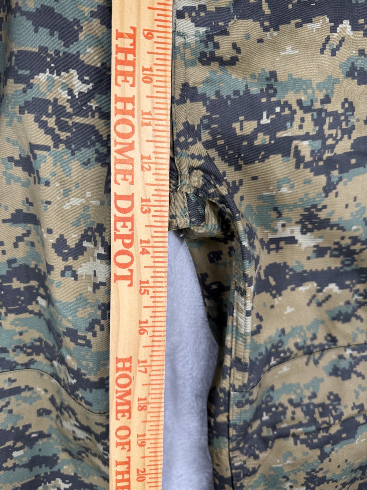 Mil-Tec Cargo Pants Mens XXL Button Fly Digi Camo Military Style Utility