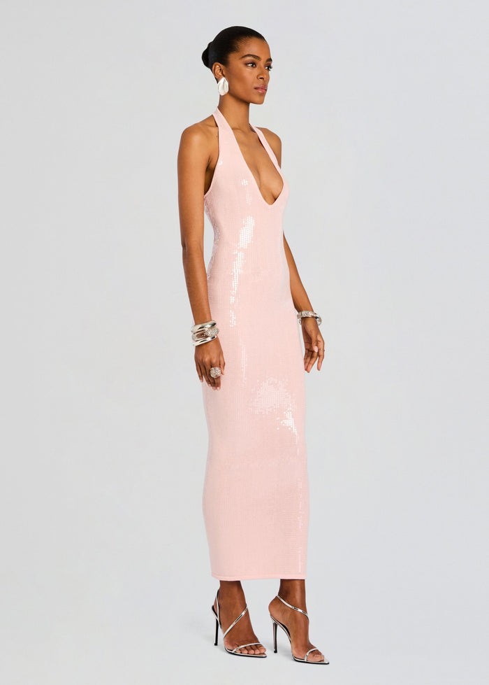 Retrofete Gwendy Sequin Dress Primrose Pink XS NWT