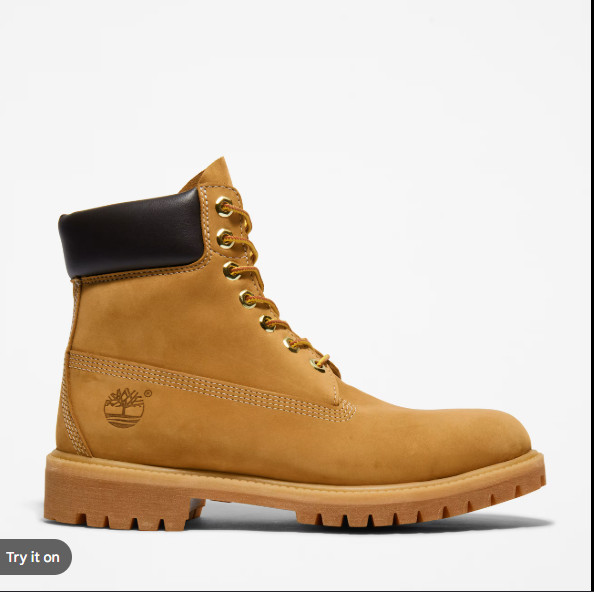 NEW Timberland 6 Inch Boot Wheat Nubuck Premium TB010061-713 Men’s SIZE 7-12