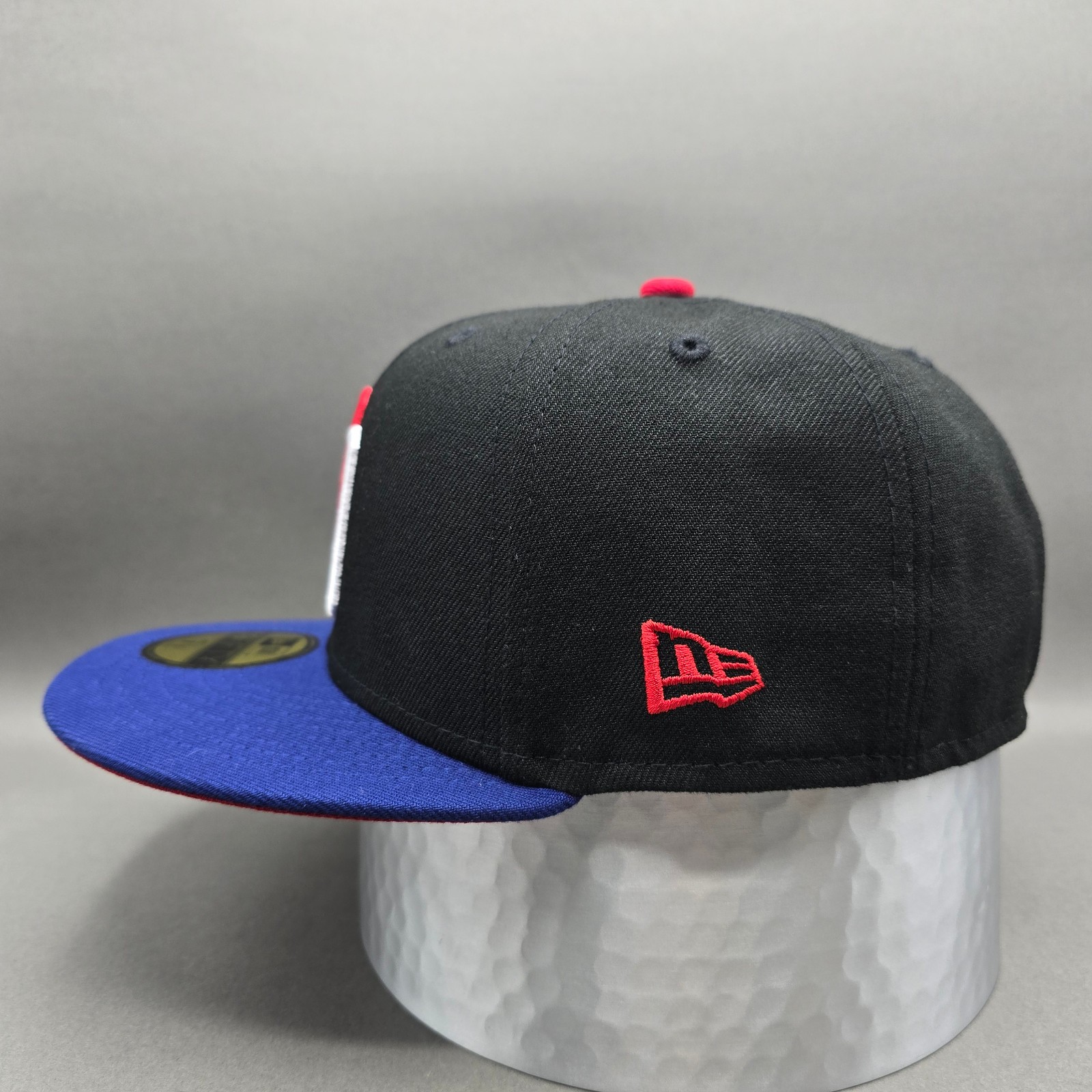 Dominican Republic Hat Cap Fitted 7 1/8 Black Blue National Baseball Team Adult