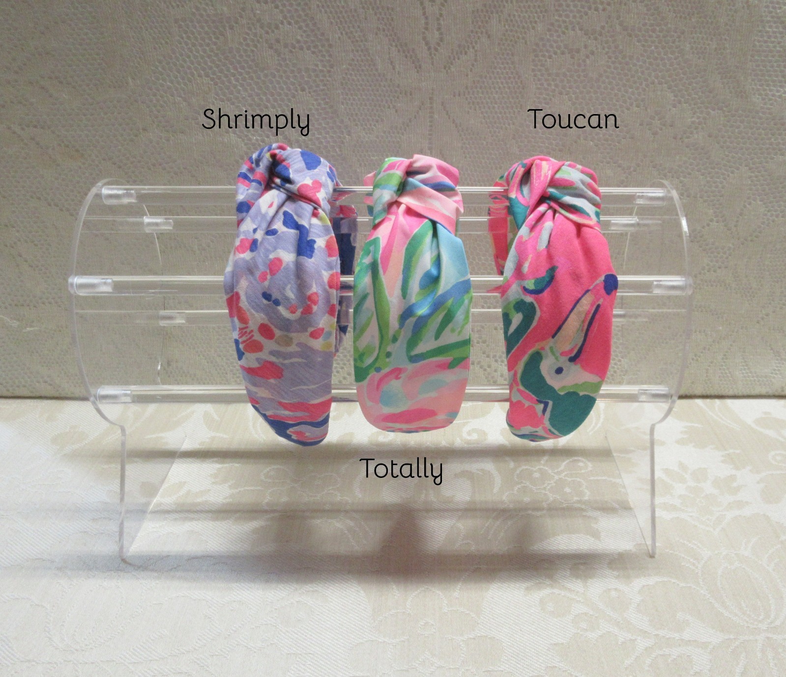 Handmade Preppy Wide Lilly Pulitzer Fabric Top Knot Headband in 6 Prints