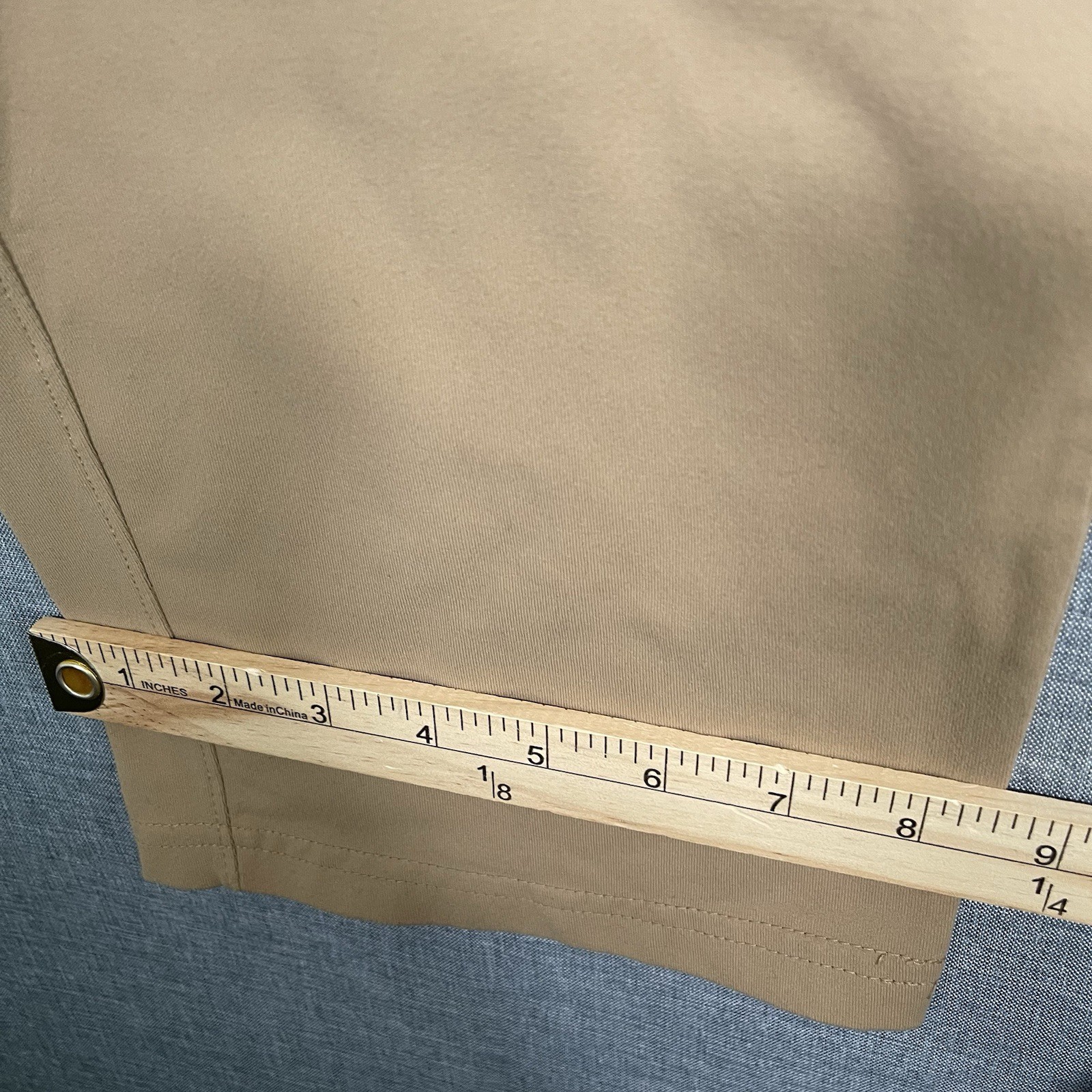 Public Rec Gamechanger All Day Every Day Pants Men 40×28 Beige Gym Travel Pocket